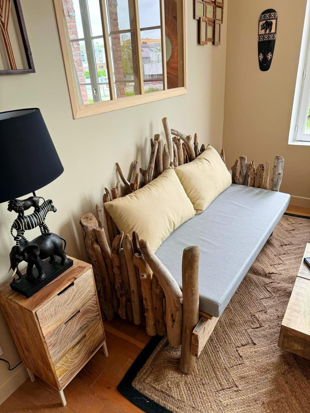 Duplex Safari Jusqu'A 4 Personnes, Spa, Cinema Et Lit Sous Les Arbres, Day Use, 10 Min Centre Ам'єн Екстер'єр фото