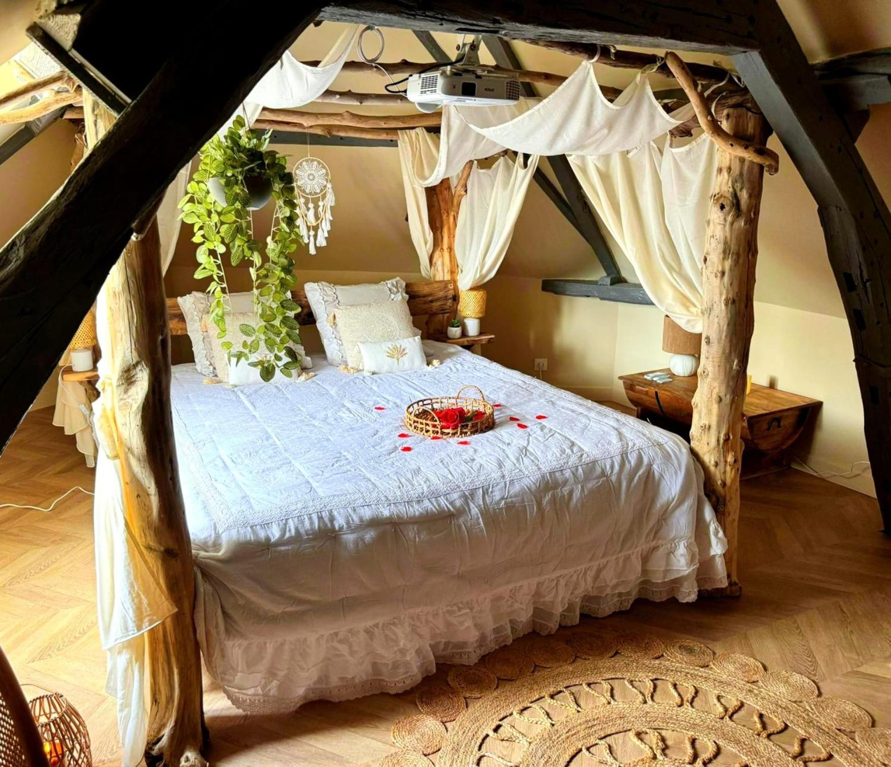 Duplex Safari Jusqu'A 4 Personnes, Spa, Cinema Et Lit Sous Les Arbres, Day Use, 10 Min Centre Ам'єн Екстер'єр фото